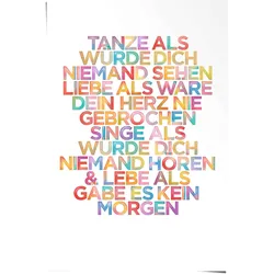 Poster REINDERS "Tanze...", bunt (farbe bild(er): mehrfarbig), B:61cm H:91,5cm, Papier, Bilder