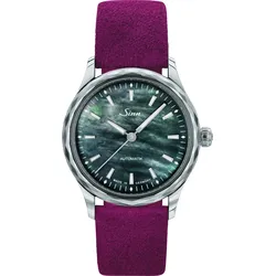 Sinn Damenuhren 456 St Perlmutt S 534.010 - perlmutt schwarz,rot - 34mm
