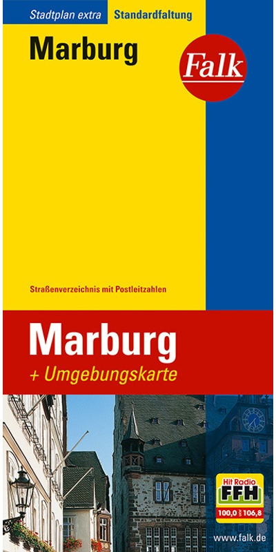 Falk Stadtplan Extra / Falk Stadtplan Extra Marburg 1:16.000  Karte (im Sinne von Landkarte)