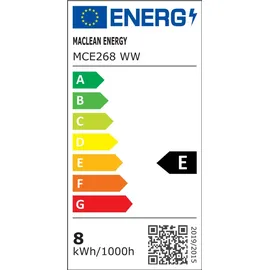 Maclean Brackets LED-Plafon mit PIR-Sensor Maclean, Decke, mit LED-Lichtquelle, 2x max. 40W, E27, 220-240V 50/60Hz, MCE324 + 2xMCE268