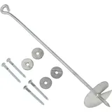 vidaXL Erdanker 6 Stk. 10×60 cm Verzinktes Metall
