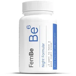 Natürliches Schlafmittel Melatonin & Zitronenmelisse Kapseln - Be6 FemBe