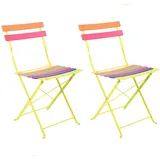 deluke LEONA Gartenstuhl 49,5 x 41 x 77,5 cm mehrfarbig 2 St.