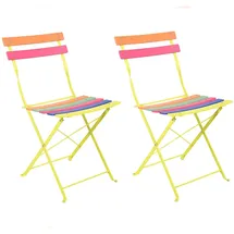 deluke LEONA Gartenstuhl 49,5 x 41 x 77,5 cm mehrfarbig 2 St.