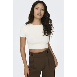 Jdy JDYCIRKELINE S/S CROP TOP KNT NOOS Cloud Dancer XS