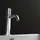 doporro Wasserhahn Bad Silber in modernem Design Waschtischarmatur für Waschbecken, Mischbatterie Bad 20,7 cm hoch