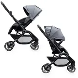 hamilton by yoop Hamilton by yoop, Kinderwagen, T1 Grau – Premium Buggy mit MagicFoldTM 360Grad drehbar