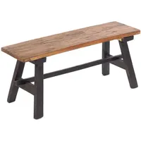 DESIGN DELIGHTS Sitzbank Anzio Schwarz 90 x 39 x 26 cm