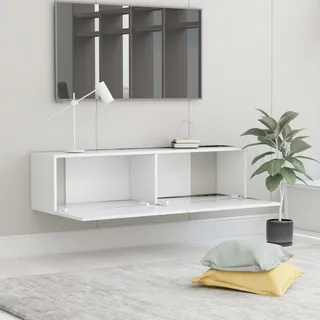 vidaXL TV-Schrank 120x30x30 cm Weiß Holzwerkstoff
