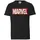 LOGOSHIRT T-Shirt "Marvel Comic Block Logo", Jungen, Gr. 3XL, schwarz, 100% Baumwolle, unifarben, normal, Rundhals, Shirts T-Shirt, mit coolem Print
