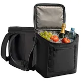 Xcase 2er-Set Kühlrucksäcke mit Schulterriemen, Vordertasche, Reißverschluss