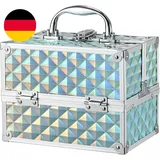Kosmetikkoffer Klein Schminkkoffer Leer Make up Koffer Beauty Case Mit Schloss M