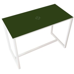 easyDesk Stehtisch für Besprechungen grün, 150x110x75 cm