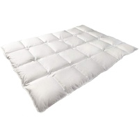 Mayaadi Home warme Daunendecke 155x220 cm | 2600g Bettdecke, 70% Gänsedaunen 30% Federn | 100% natürliche Baumwolle | Made in Europe | Steppdecke geeignet für Allergiker | HS86