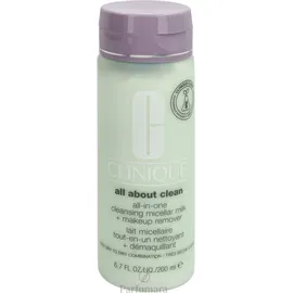 Clinique All About Clean All-in-One Cleansing Micellar Milk + Makeup Remover dry to very dry skin 200 ml