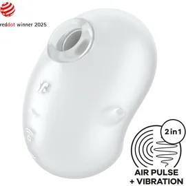 Satisfyer Cutie Ghost, 9 cm, weiß