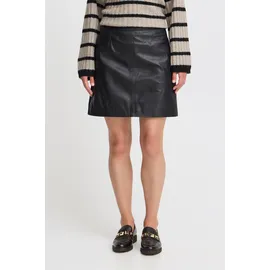 B.YOUNG Lederrock Damen Schwarz 42