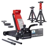 Arebos 3T Hydraulischer mit Fußpedal | 2 Auflagen