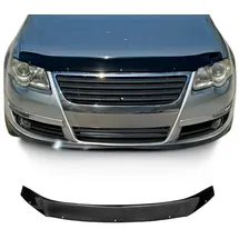 Omac Motorhaube Deflektor Steinschlagschutz kompatibel mit Vw Passat B6 2005-2010 Schwarz