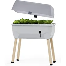 Gusta Garden Hochbeet Sammy Salad 79 x 37,5 x 95 cm Hellgrau