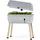 Gusta Garden Hochbeet Sammy Salad 79 x 37,5 x 95 cm Hellgrau