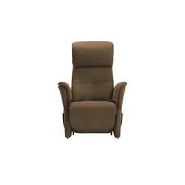 Hukla Relaxsessel Pierre Flachgewebe 75 x 108 x 87 cm Braun elektrisch