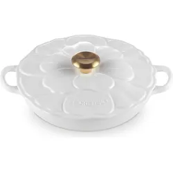 Gourmet Topf 26 cm Blume weiß