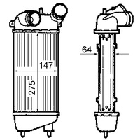 Mahle CI 309 000P Ladeluftkühler