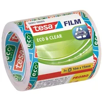 Tesa Klebefilm transparent 15 mm x 10 m 3 Rollen