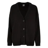 URBAN CLASSICS Strickjacke in black | Gr.: 4XL