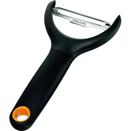 Fiskars Functional Form Gemüseschäler Sparschäler 23 cm Edelstahl schwarz