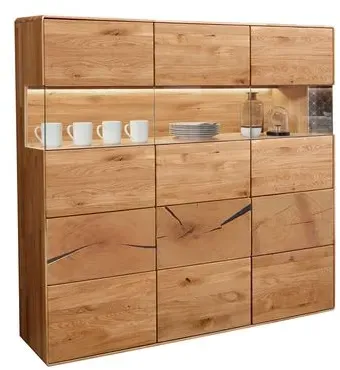 G+K Highboard Austin Holz Braun Wildeiche