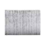 Tom Tailor Shine uni Kurzflorteppich 85 x 155 cm grau