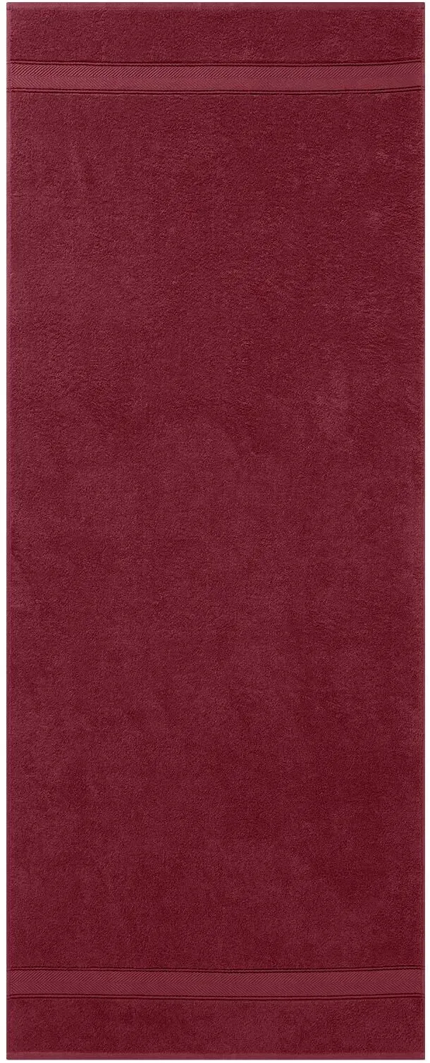 BettwarenShop Saunatuch Essential 80x200 cm | bordeaux - rot