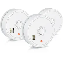 Brandson Rauchmelder Weiß 3er-Set