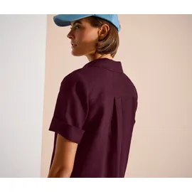 Cecil Blusenkleid Knielang Unifarben Rot 46