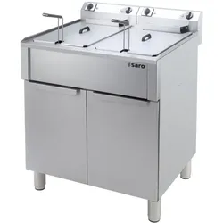 SARO Elektrofritteuse 10+10 Liter, Modell PORTO