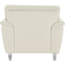sit&more Sessel Texel Kunstleder 101 x 87 x 88 cm Beige mit Federkern