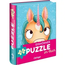 Oetinger Einhörner. Puzzle im Buch. 100 Teile