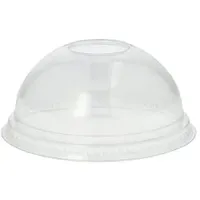 Papstar Starpak Dom-Deckel "Hurricane", PET rund Ø 9,5 cm