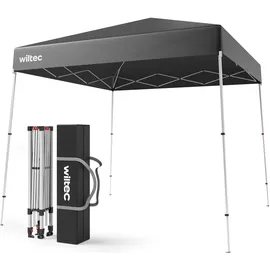 Wiltec Faltpavillon 2,5 x 2,5 m Grau
