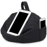 Raypontia Tablet Sitzsack - 23 * 23 * 15 cm Handy Sitzsack Kissen,Klein Sitzsack Für Handy,Tablet Ständer Kissen,Tablet Ständer Mit Kissen,Tablet Kissen Ständer,Tablet Handy Ständer Kissen, Black