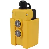 Kippanhänger-Fernbedienung, 12 V DC 4-Draht-3-Draht-Auf- und Ab-Steuerschalter für Kran-Hebebühne, Magnetische Rückwandmontage-Fernbedienungstaste für Kippanhänger