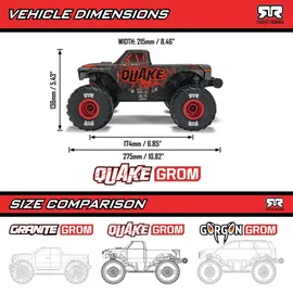 Arrma RC-Monstertruck Quake GROM 4X4 RTR lila (ARA2137T3)