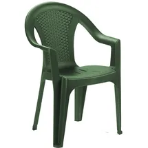 Mojawo Armlehnstuhl Gartenstuhl 56 x 56 x 83 cm grün 3 St.