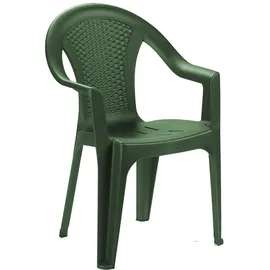 Mojawo Armlehnstuhl Gartenstuhl 56 x 56 x 83 cm grün 3 St.