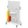 Kappes mobiler Arbeitsplatzschrank Stahl 1580x1000x500mm Lichtgrau/Blau 4x Lochplatte 4x Schiltzplatte 47-teilig