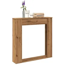 vidaXL Kaminumrandung Artisan-eiche 100x20x100 cm, Holzwerkstoff - Vidaxl