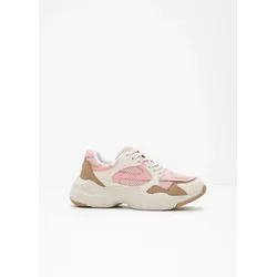 bonprix Chunky Sneaker, beige, 37, Vegan
