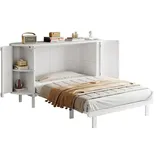 Flieks Schrankbett, Weiß, Holzwerkstoff, Schlafzimmer, Betten, Klappbetten